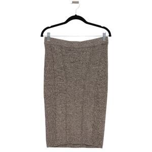 MARC by MARC JACOBS Brown Knit Knee Length Skirt Size Medium